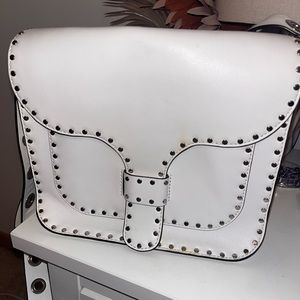 Rebecca Minkoff white crossbody (makeup stain)